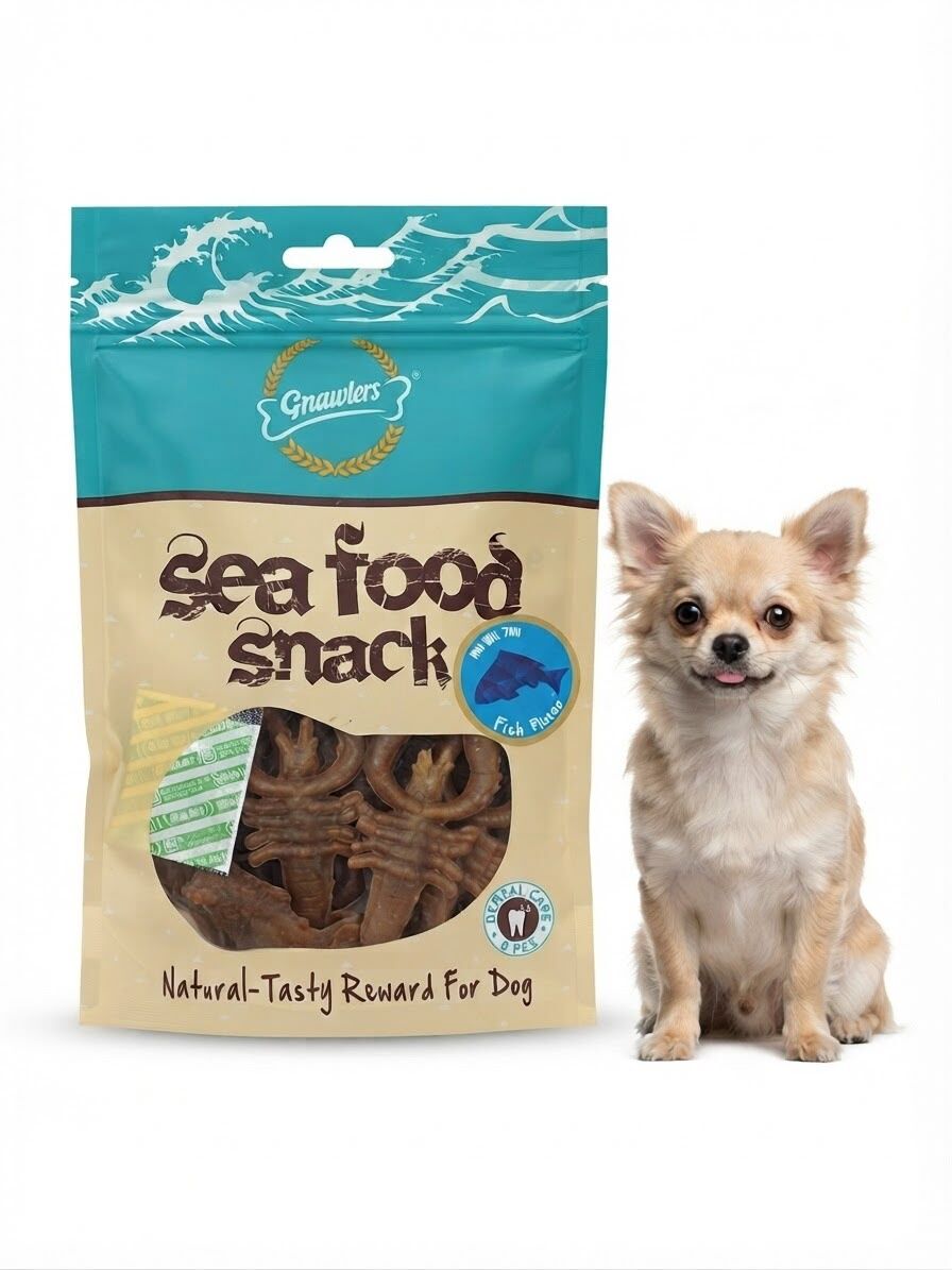 GNAWLERS SEA FOOD BALIK AROMALI KÖPEK ÖDÜL MAMASI 70GR