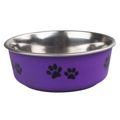 ORİPET PFB(V) 21 CM 1850 ML PATİ DESENLİ MOR MAMA SU KABI