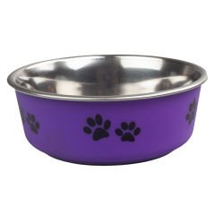 ORİPET PFB(V) 21 CM 1850 ML PATİ DESENLİ MOR MAMA SU KABI