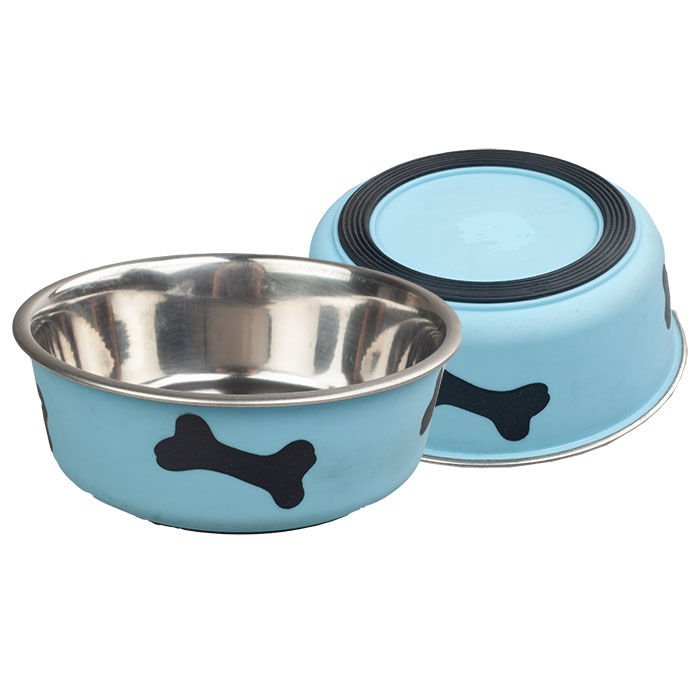 ORİPET PFB(B) 21 CM 1850 ML PATİ DESENLİ MAVİ MAMA SU KABI