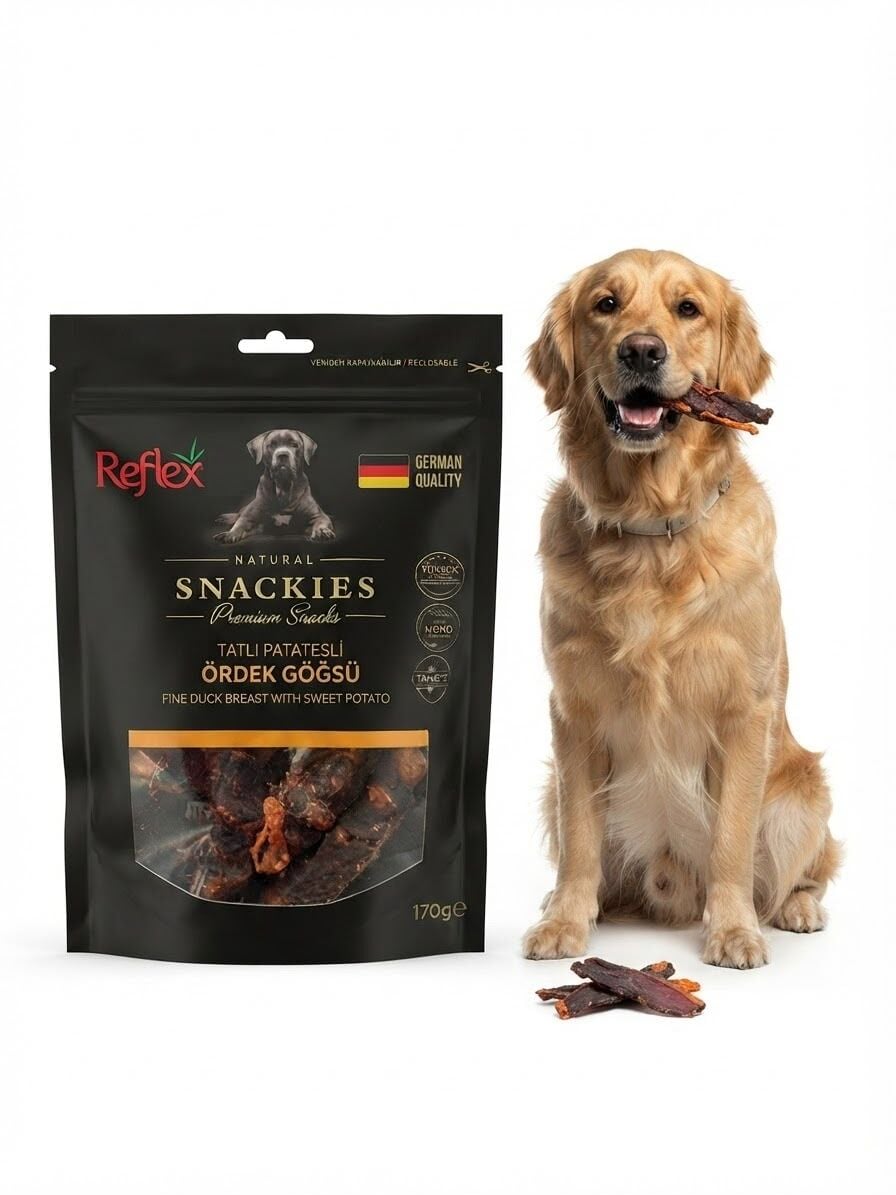 REFLEX SNACKİES TATLI PATATESLİ ÖRDEK GÖĞSÜ 170 GR