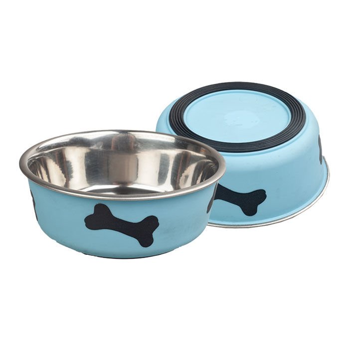 ORİPET PFB(B) 17 CM 830 ML PATİ DESENLİ MAVİ MAMA SU KABI