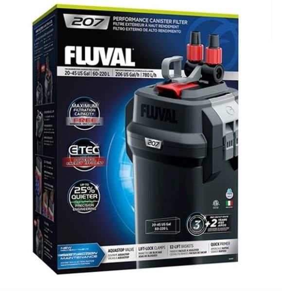 FLUVAL 207 DIŞ FİLTRE 550 L/H / 60-220 LT AKVARYUM