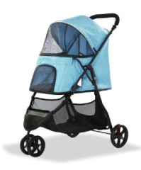 EURODOG KATLANABİLİR KEDİ-KÖPEK ARB. MAVİ 74,5X52,2X98 CM