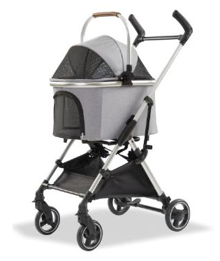 EURODOG KATLANABİLİR KEDİ-KÖPEK ARB. GRİ 60X44X100 CM