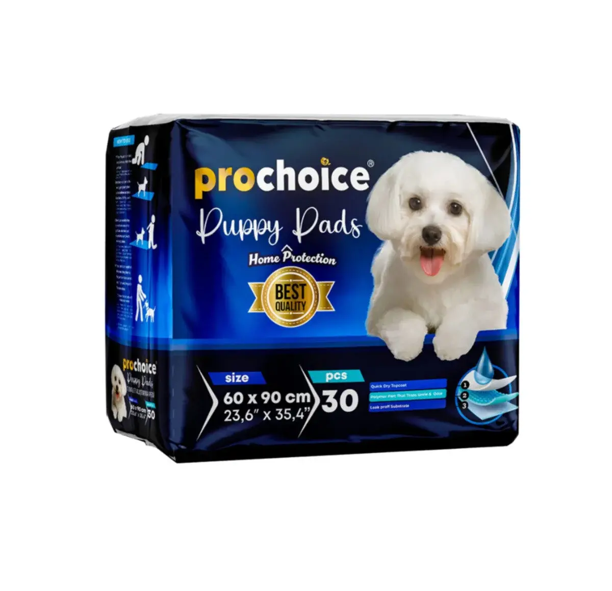 PROCHOİCE PUPPY ÇİŞ PEDİ 60X90 CM 30 AD.