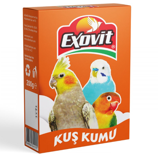 EXOVİT KUŞ KUMU 200 GR