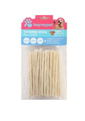 HEYMYPET DERİ BURGU ÇUBUK İNCE BOY 40'LI PAKET BEYAZ