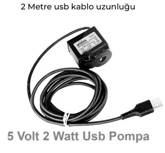 CADOPET SU PINARI YEDEK MOTORU 5 VOLT(USB)