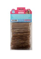 HEYMYPET DERİ BURGU ÇUBUK KALIN BOY 100'LÜ PAKET NATURAL