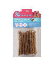 HEYMYPET DERİ BURGU ÇUBUK KALIN BOY 25'Lİ PAKET NATUREL