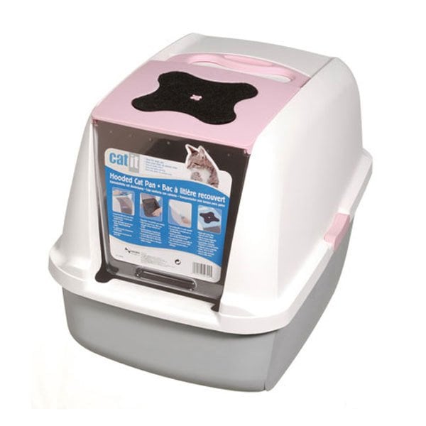 CATİT KAPALI KEDİ TUVALETİ PEMBE 57X46,5X39 CM