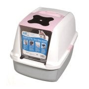 CATİT KAPALI KEDİ TUVALETİ PEMBE 57X46,5X39 CM