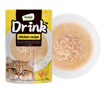 DENTALIGHT CAT DRİNK CHICKEN 45 GR
