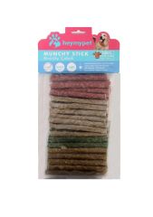 HEYMYPET DERİ MUNCHY ÇUBUK KALIN BOY 60'LI PAKET KARIŞIK RENK
