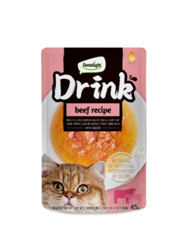 DENTALIGHT CAT DRİNK BEEF 45 GR