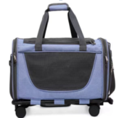 SY415  SPAİN ÇEKÇEKLİ TAŞIMA VALİZİ 40X26X43 LACİVERT