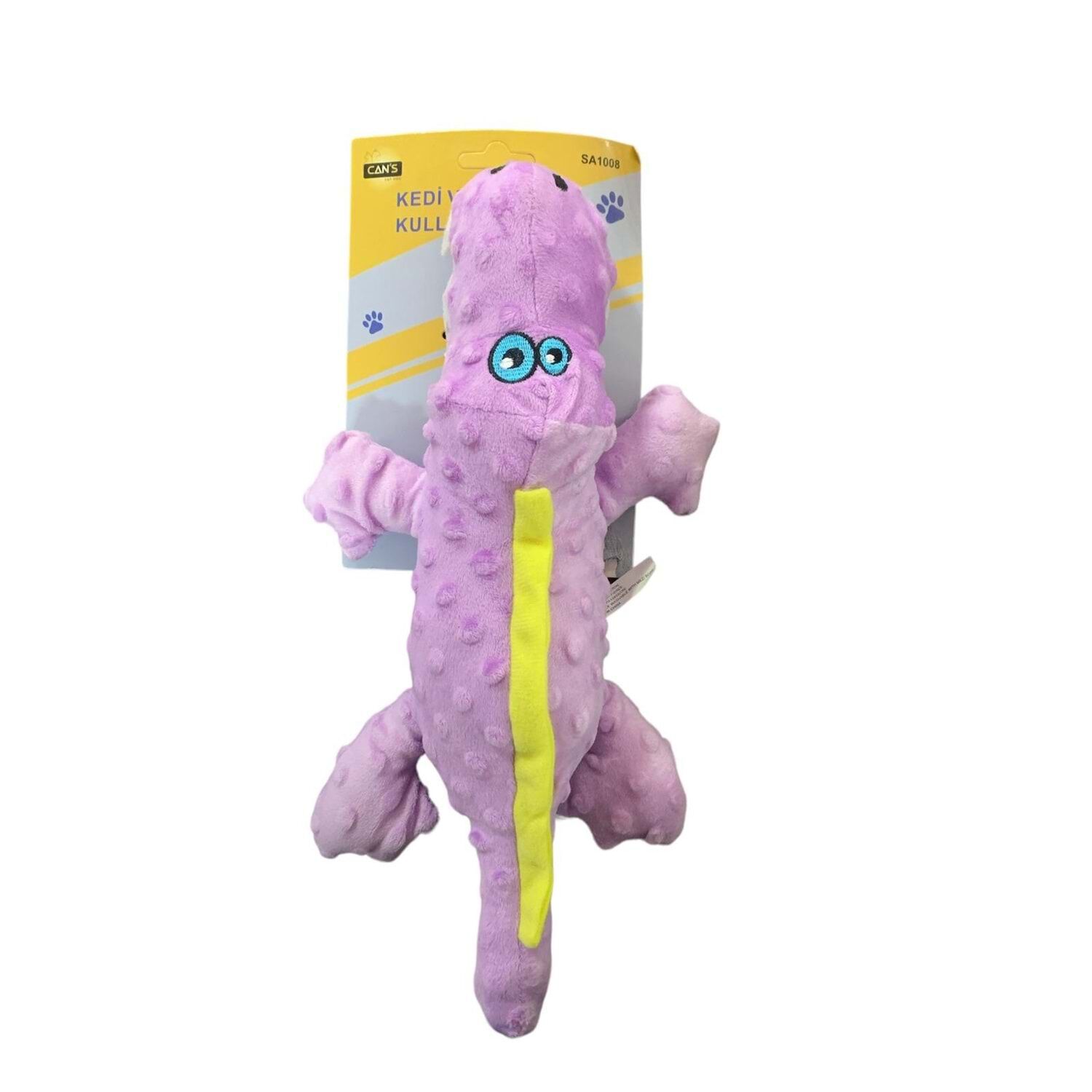 CANS SA1008 TİMSAH PELUŞ OYUNCAK 18X34 CM