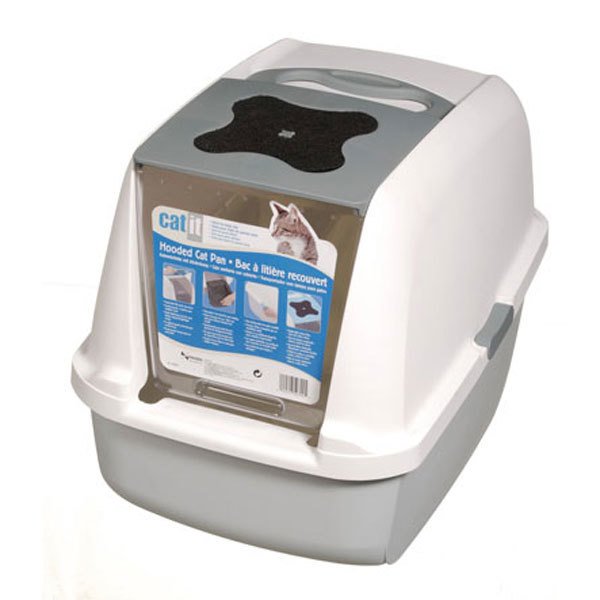 CATİT KAPALI KEDİ TUVALETİ GRİ 57X46,5X39 CM