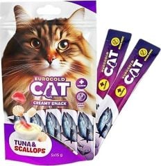 EUROGOLD CAT SIVI KEDİ ÖDÜLÜ TON - DENİZ TARAĞI  5X15 GR