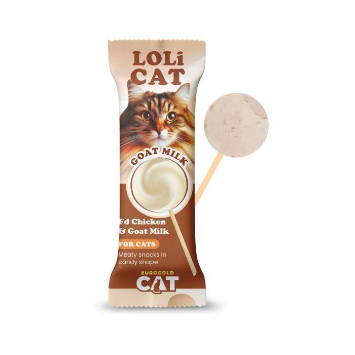 EUROGOLD CAT LOLİCAT FD KEÇİ SÜTLÜ KEDİ ÖDÜLÜ 1,5 GR(15'Lİ)
