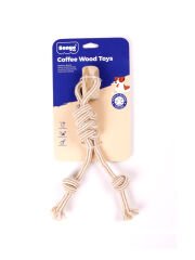 SY658 KAHVE AĞAÇLI KÖPEK DİŞ İPİ 28X5 CM