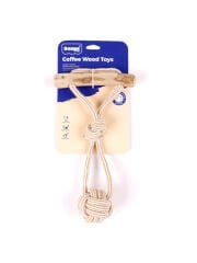 SY668 KAHVE AĞAÇLI KÖPEK DİŞ İPİ 28X14 CM