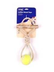 SY670 KAHVE AĞAÇLI TOPLU KÖPEK DİŞ İPİ 38X14CM