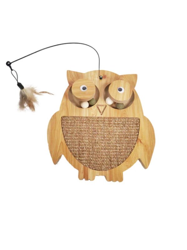 SY581 BAYKUŞ AHŞAP KEDİ TIMALAMA STANDI