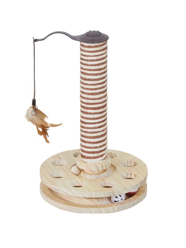 SY584 TÜYLÜ CANTİP TOPLU KEDİ TIRMALAMA STANDI 46X28