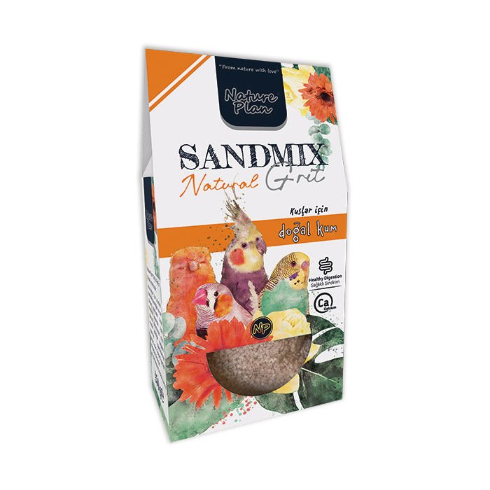 NATURE PLAN SANDMİX GRİT NATURAL 250 GR (KUTU İÇİ 12 ADETTİR)