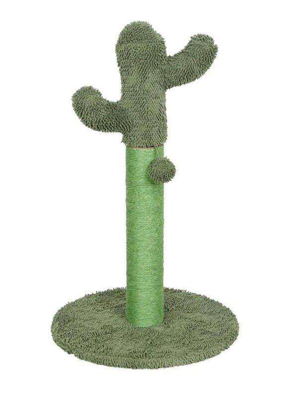 SY572 PÜSKÜLLÜ KAKTÜS KEDİ TIRMALAMA TAHTASI 40X40X65