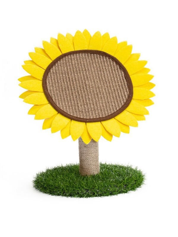 SY649 AY ÇİÇEĞİ KEDİ TIRMALAMA STANDI 75X30 CM