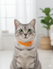 KEDİ PİRE TASMASI 40 CM (TURUNCU)