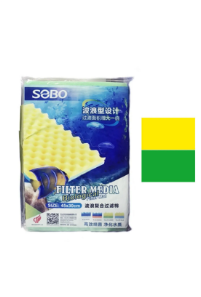SOBO FİLTRE SÜNGERİ 45X30X2 SARI YEŞİL