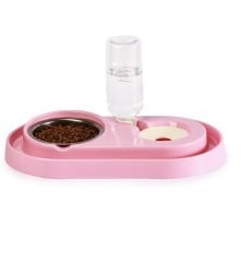 HAZNELİ ÇELİK TASLI MAMA VE SU KABI 500 ML