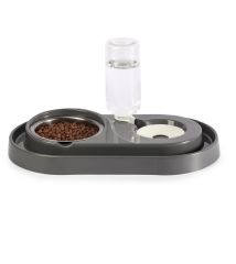 HAZNELİ ÇELİK TASLI MAMA VE SU KABI 500 ML