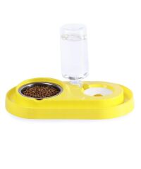 HAZNELİ ÇELİK TASLI MAMA VE SU KABI 1000 ML
