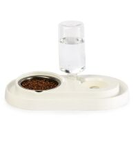 HAZNELİ ÇELİK TASLI MAMA VE SU KABI 1000 ML