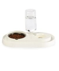 HAZNELİ ÇELİK TASLI MAMA VE SU KABI 1000 ML