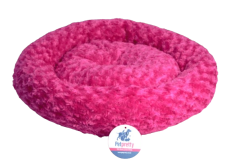 SİMİT YATAK PELUŞ FUŞYA 55X55 CM