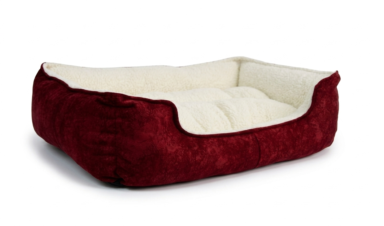 POFUDUK YATAK KIRMIZI 60X45X15 CM