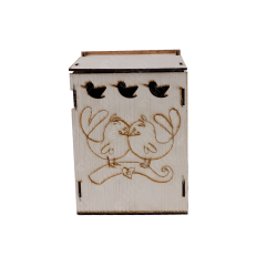 MUHABBET KUŞ YUVALIK FOLLUKSUZ 18.5X14X15 CM