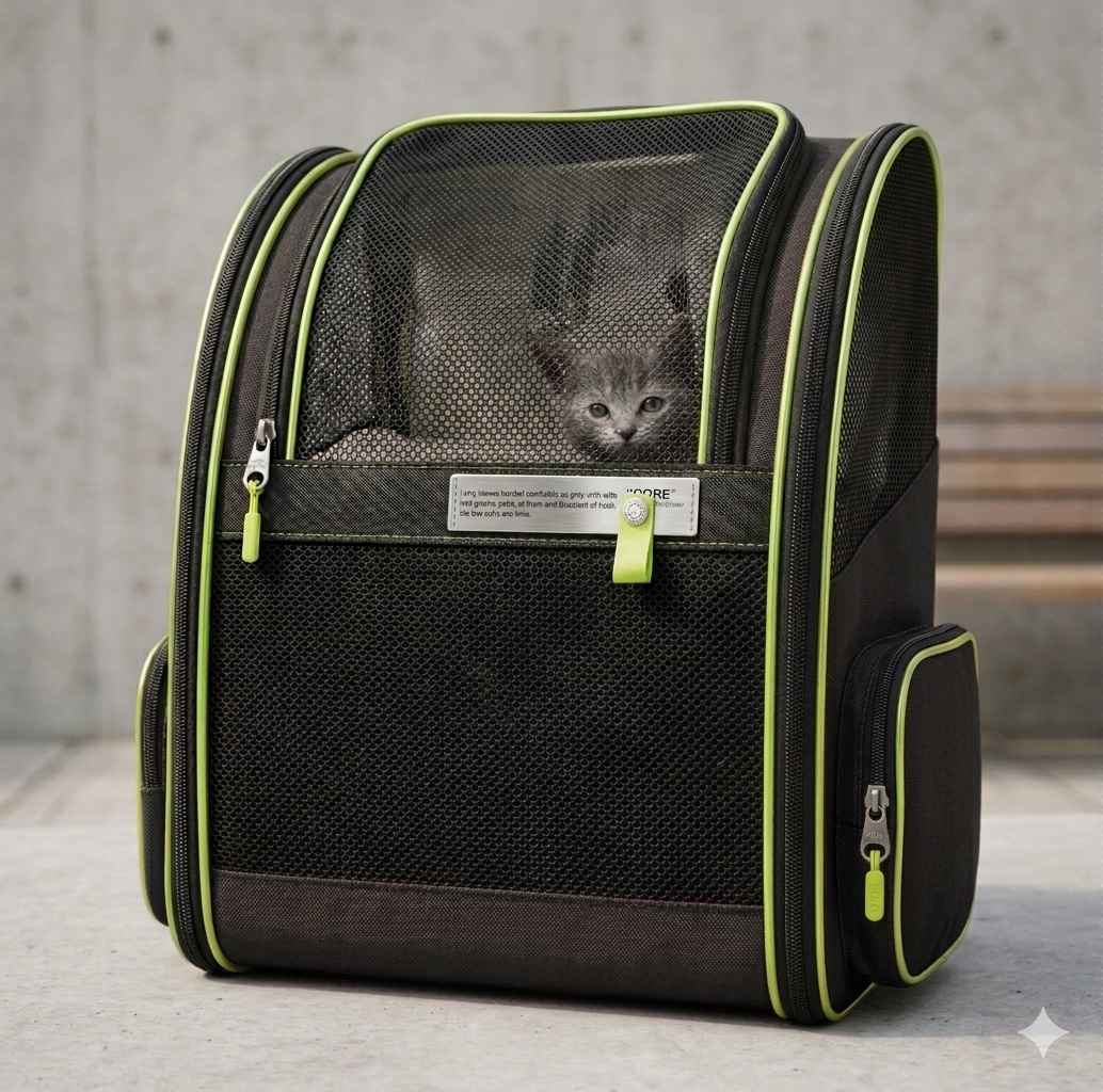 SUPERIOR SİYAH FİLELİ TAŞIMA ÇANTASI