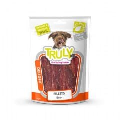 TRULY ÖRDEK VE GEYİK ETLİ JERKY KÖPEK ÖDÜLÜ 90 GR