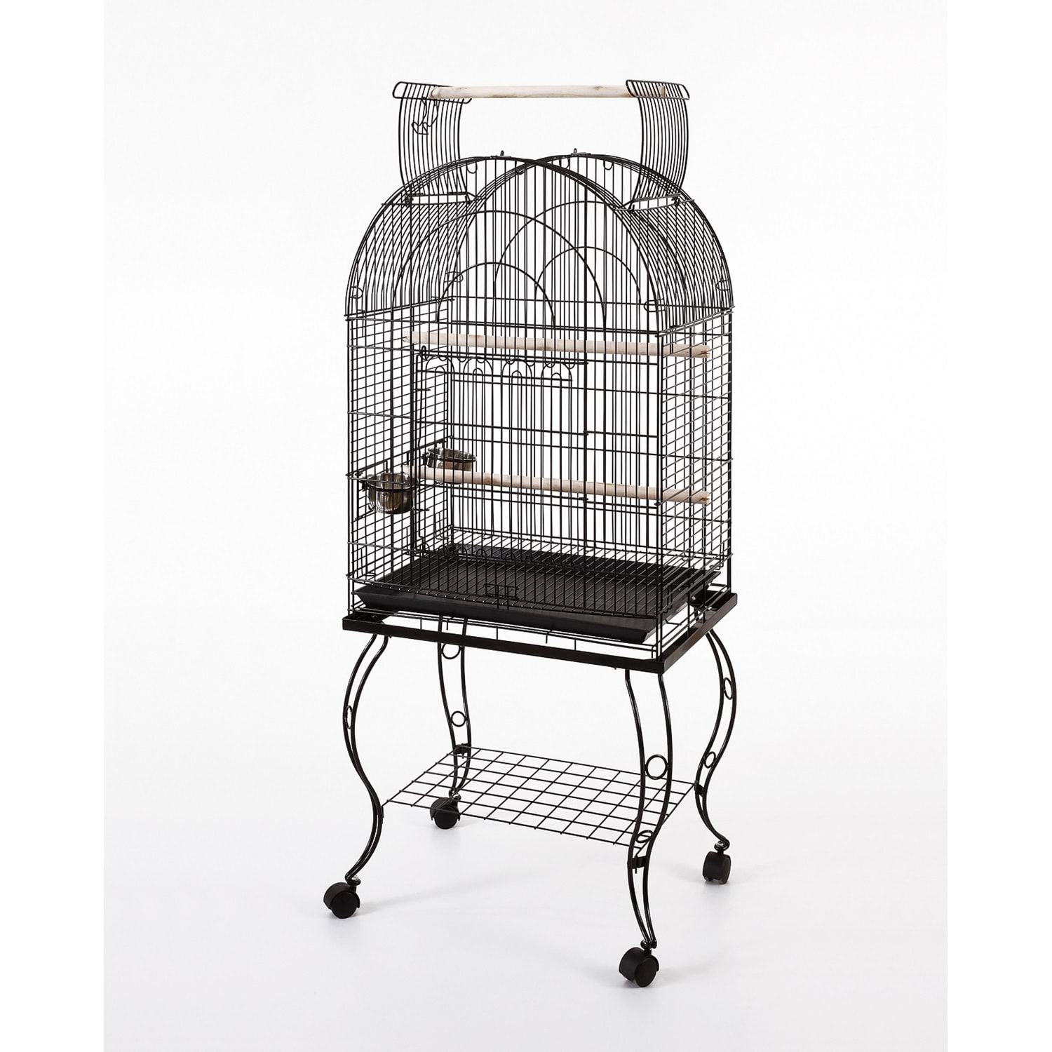 830-908ADS SEHPALI PAPAĞAN KAFESİ DÖVME DEMİR (63X44X137)