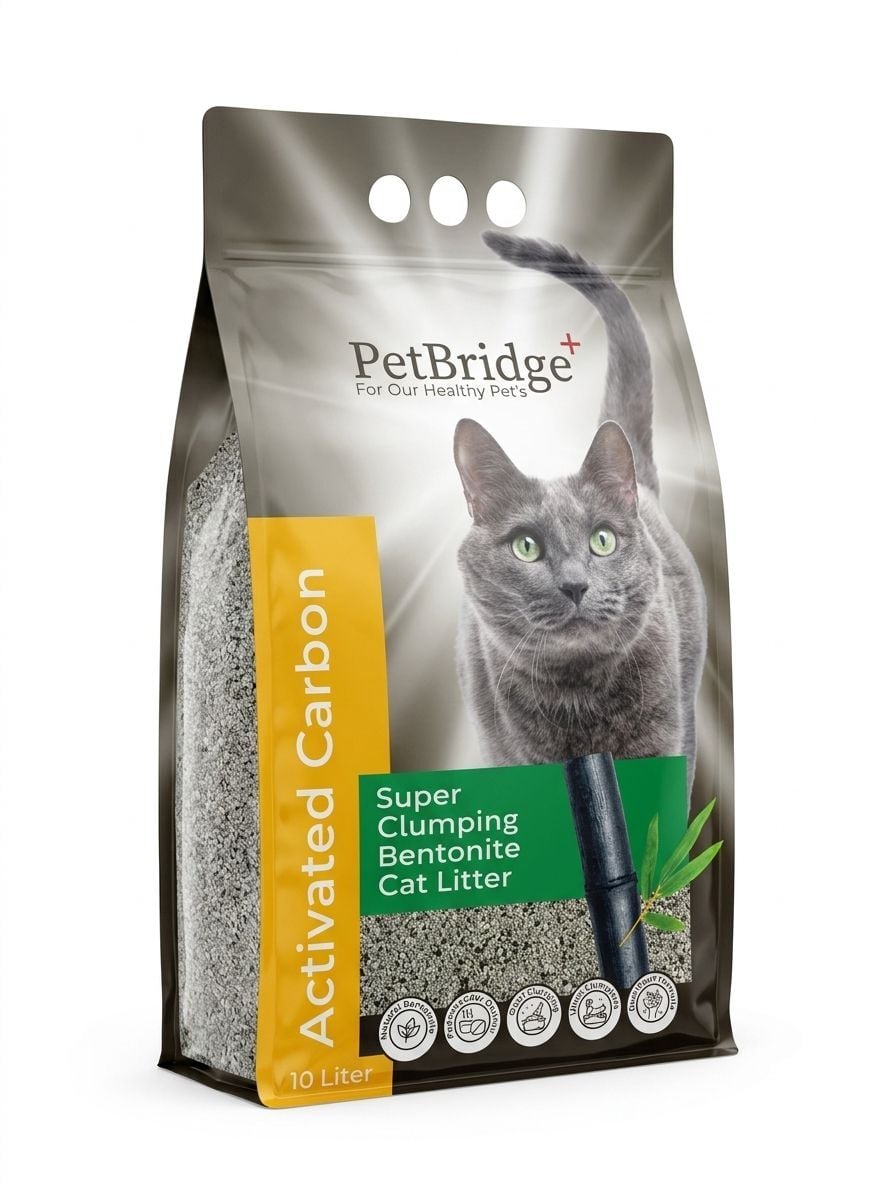 PETBRİDGE AKTİF KARBONLU KEDİ KUMU 10 LT