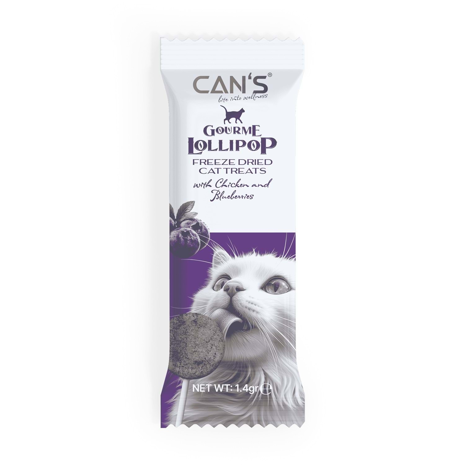 CANS LOLİPOP TAVUK&YABAN MERSİNİ  15X1,4 GR