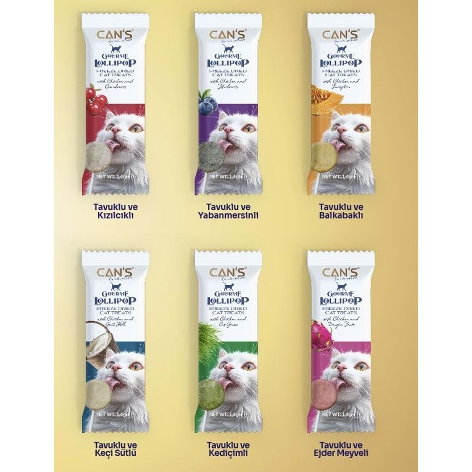 CANS LOLİPOP MİX 15X1.4 GR