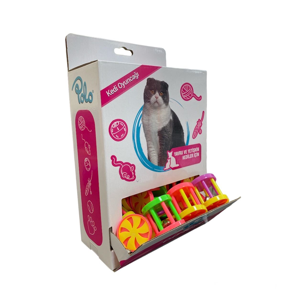 POLO PLASTİK ÇANLI SİLİNDİR OYUNCAK 4 CM